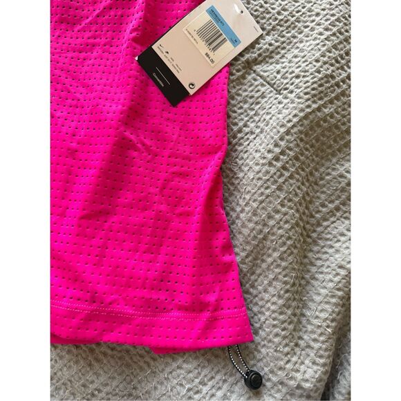 NWT-Nike Swim Essentials Women's Layered Tankini- size Medium Pink Prime - Picture 11 of 14